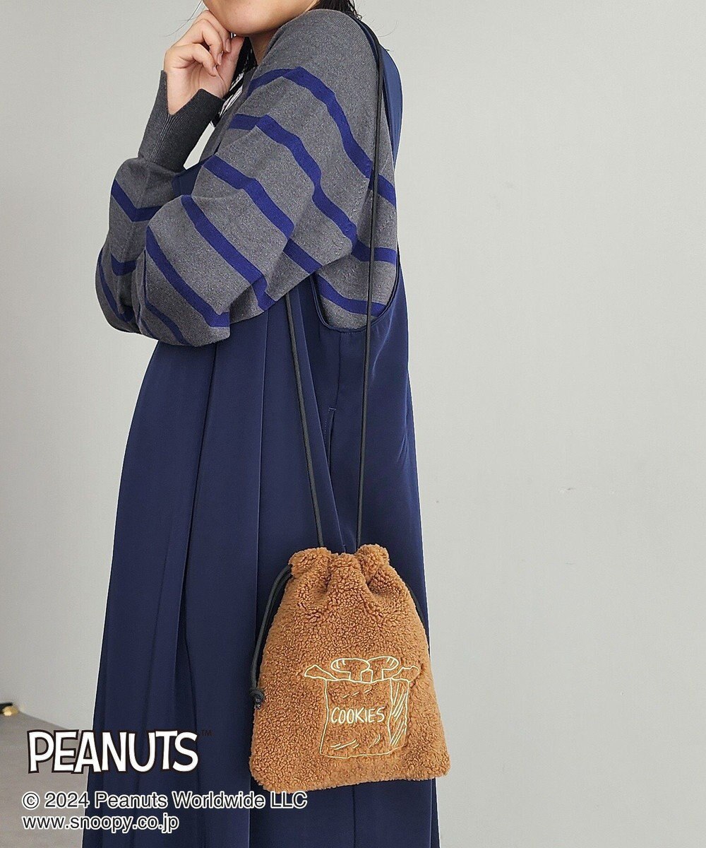 CRAFT STANDARD BOUTIQUE 【PEANUTS】ボア巾着ショルダーバッグ 