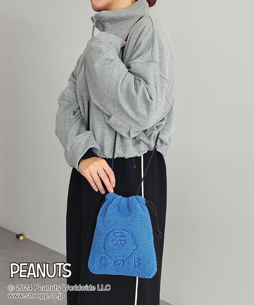 CRAFT STANDARD BOUTIQUE 【PEANUTS】ボア巾着ショルダーバッグ 