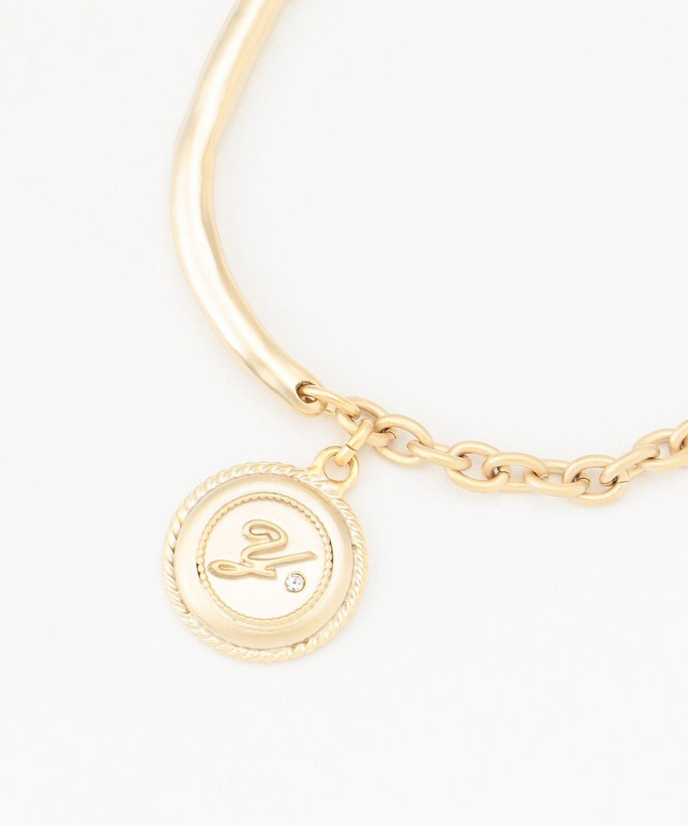 J.PRESS LADIES 【WEB限定・リバーシブル】 イニシャルコイン ブレスレット 