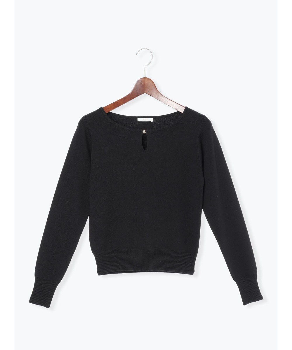 Te chichi スクエアチャームキーネックプルオーバー 