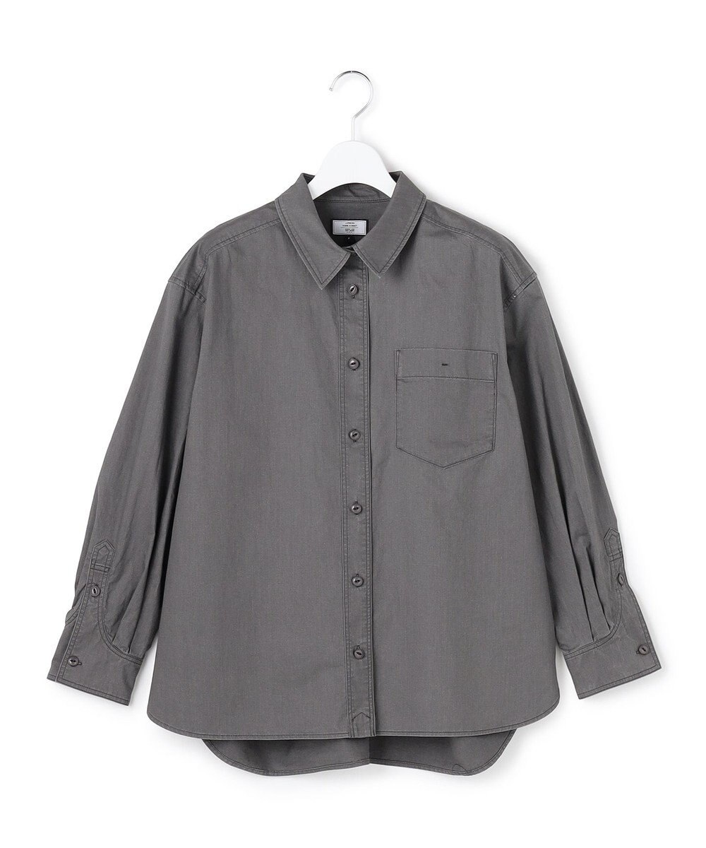 J.PRESS YORK STREET 【WOMEN】ソフトコットン オーバー シャツ 