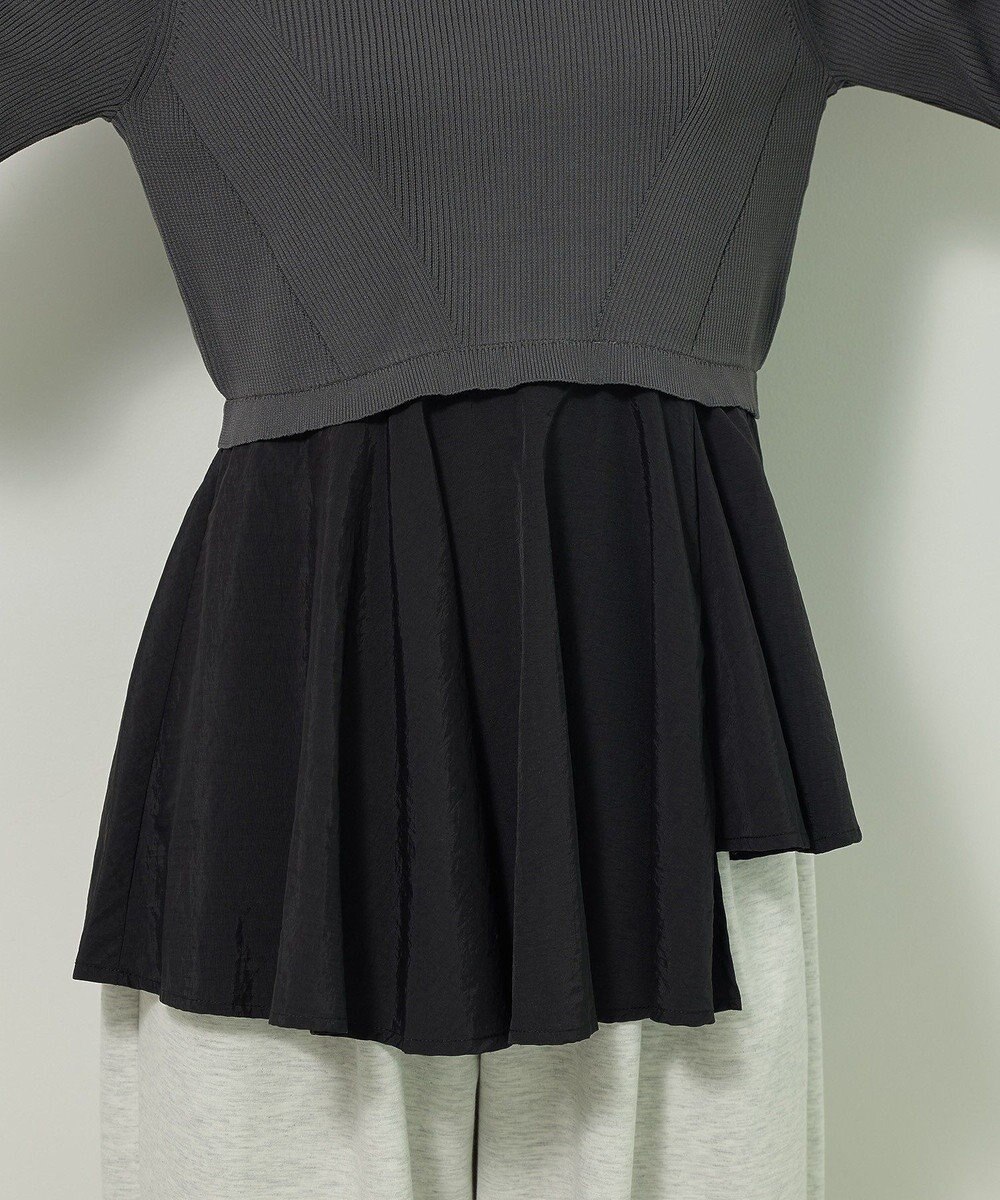 Green Parks ・ＥＬＥＮＣＡＲＥ　ＤＵＥ　ハイブリットハイネックニット 