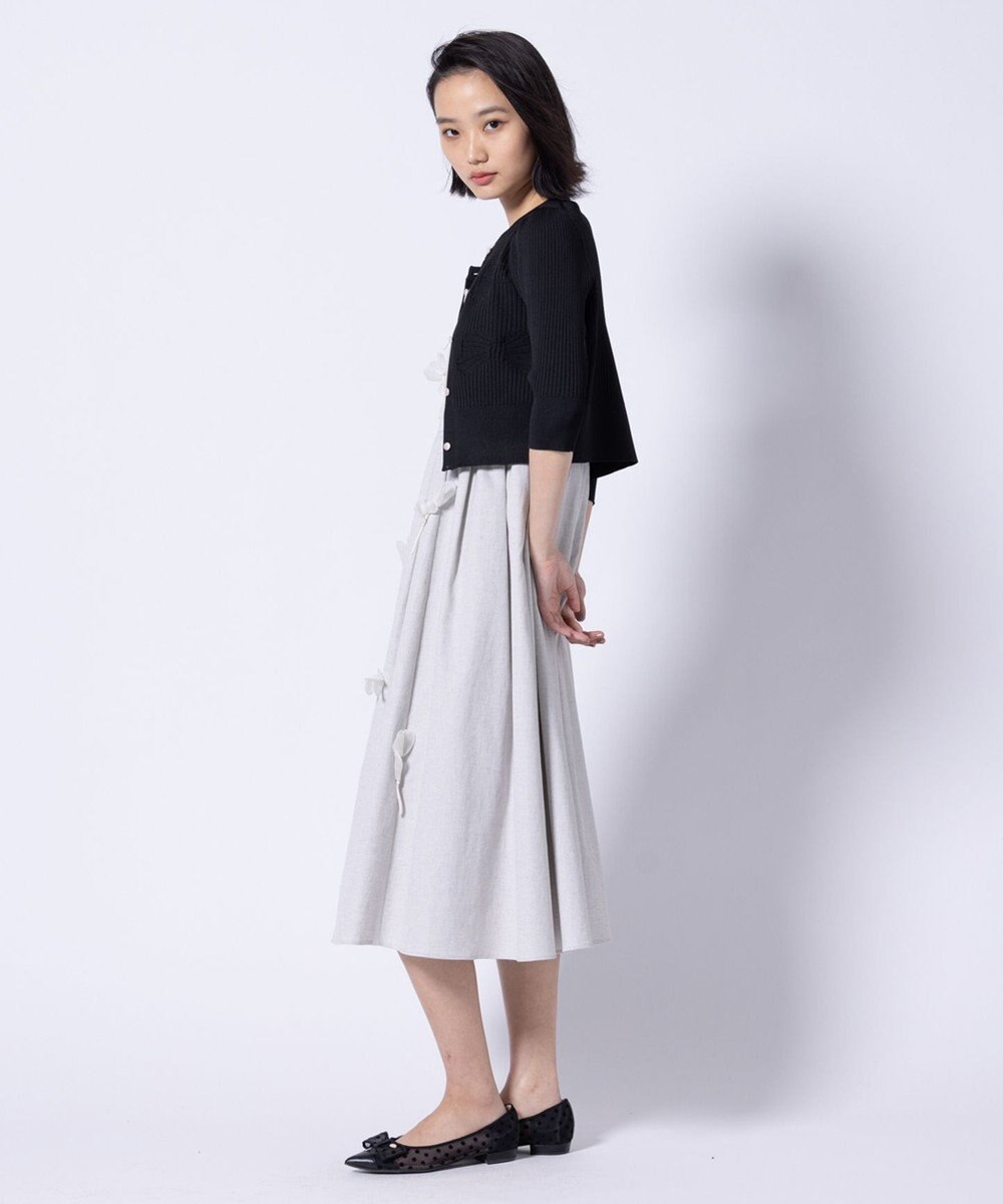 TOCCA RIBBON HIDE&SEEK カーディガン 