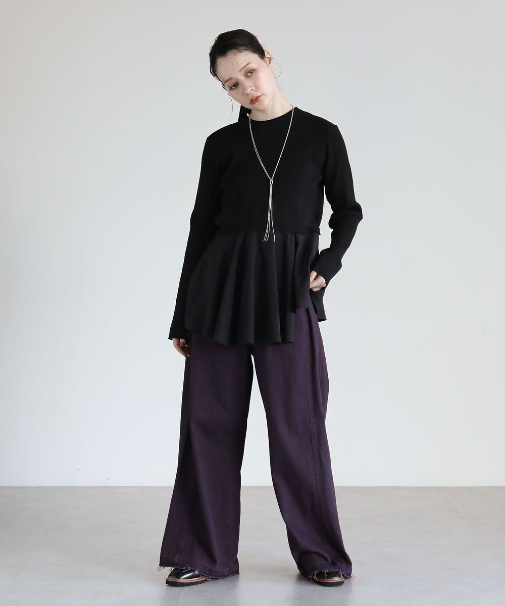 Green Parks ・ＥＬＥＮＣＡＲＥ　ＤＵＥ　ハイブリットハイネックニット 