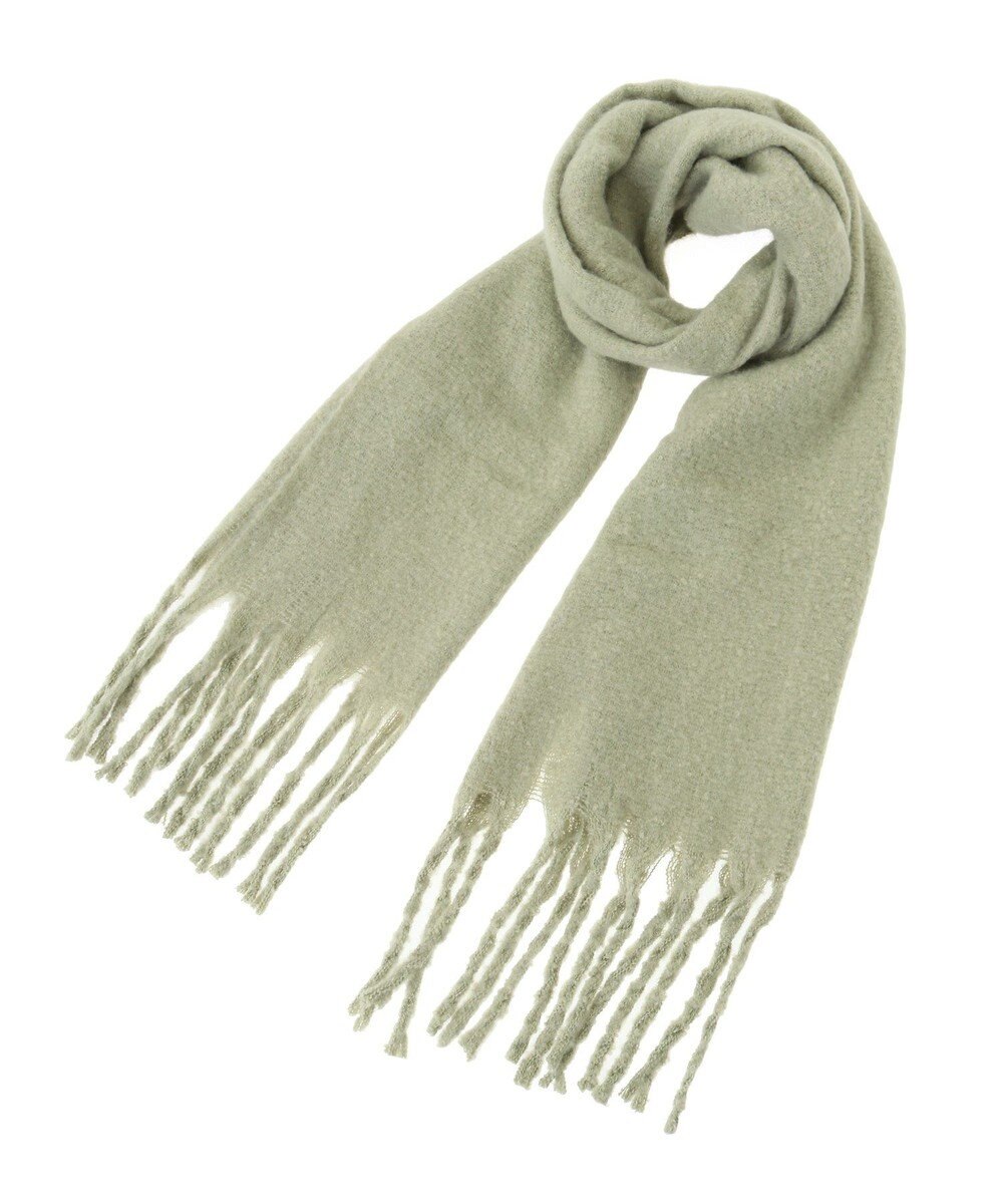 Green Parks ・ソリッドスラブニットマフラー 