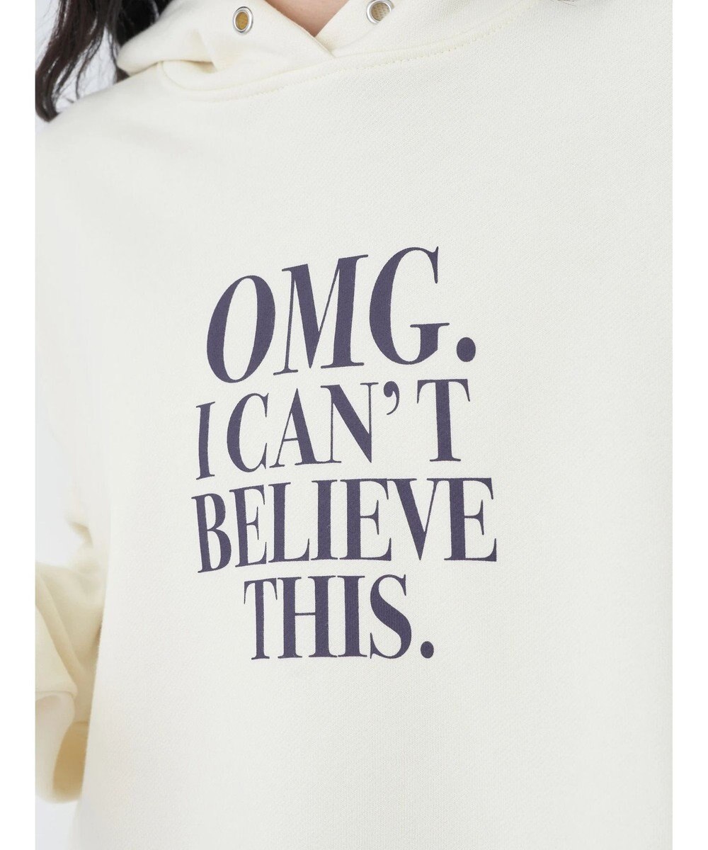 earth music&ecology ロゴスウェットフーディー 