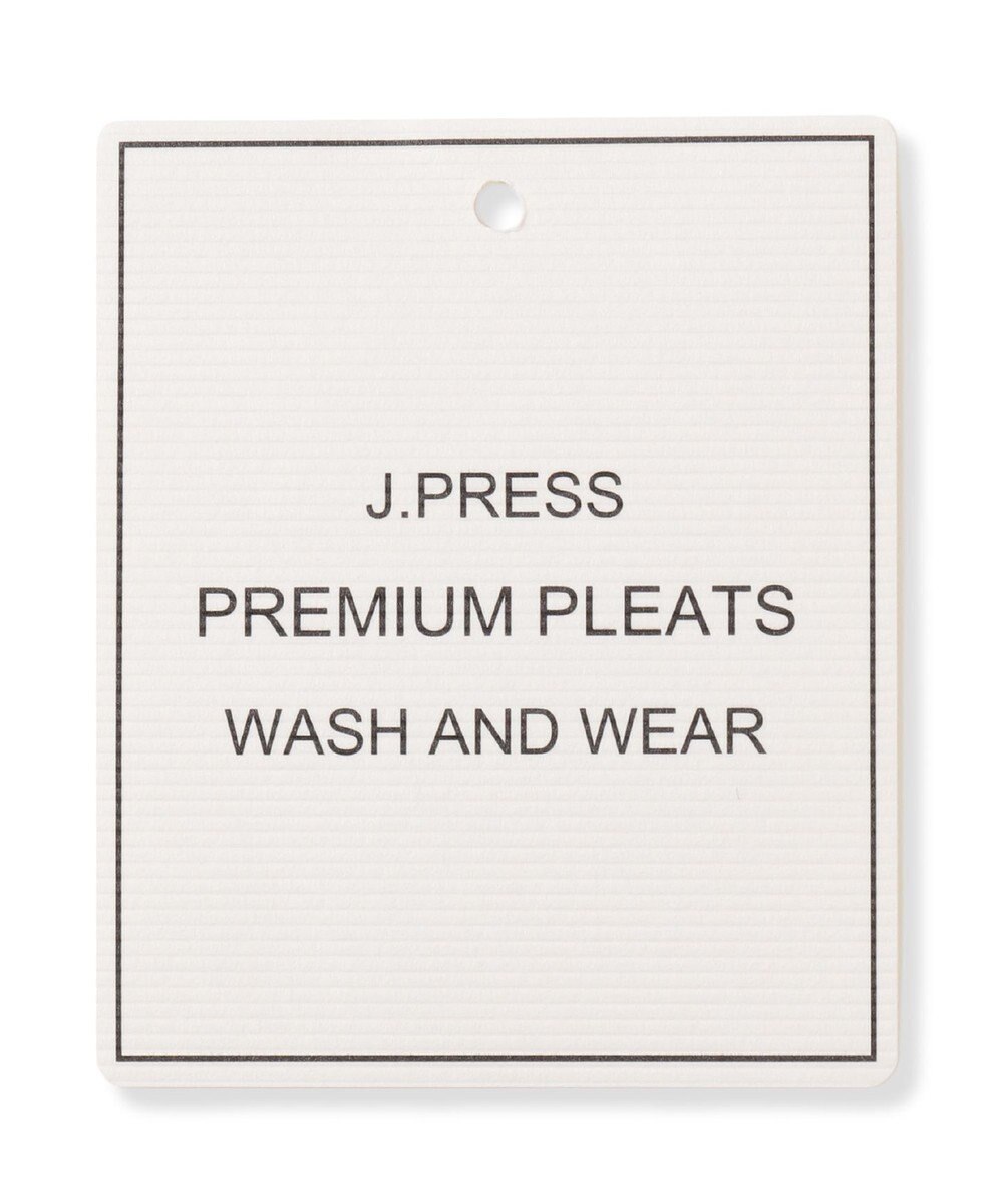 J.PRESS MEN 【PREMIUM PLEATS / 形態安定】ピンオックス 半袖シャツ / B.D. 