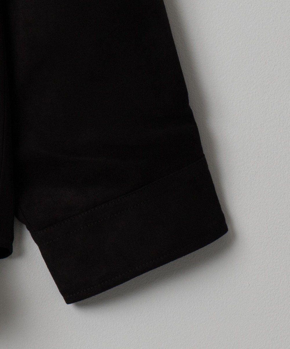 WEGO フェイクスウェードワンポイントBIGシャツ（LS） 