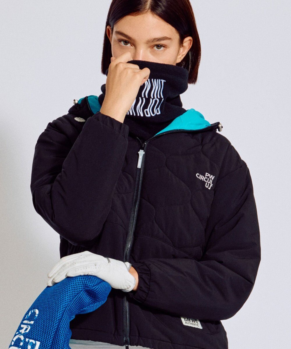 PW CIRCULUS 【撥水加工 / ストレッチ】【WOMEN】キルティング中綿ブルゾン ゴルフウェア レディース 