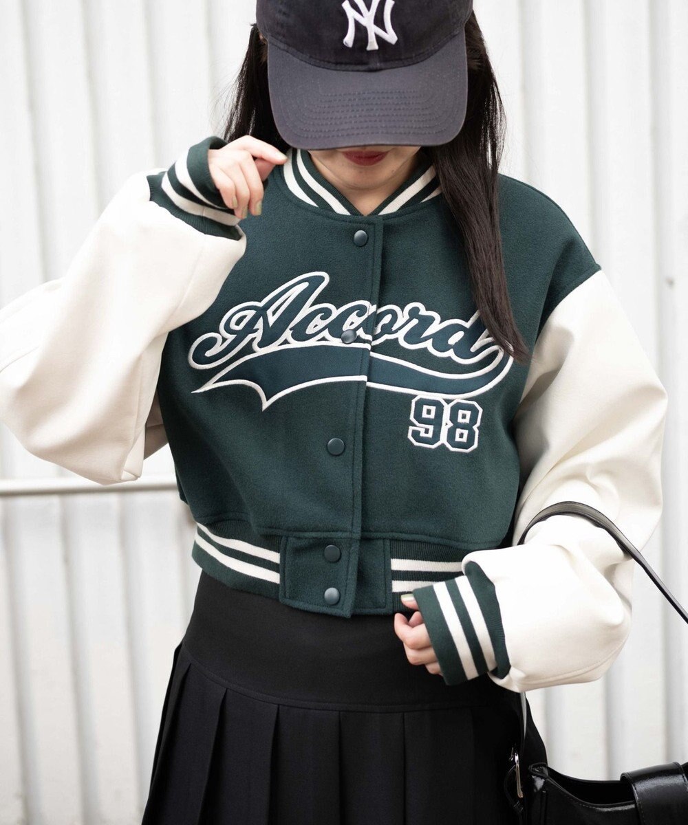 WEGO スタジアムロゴショートスタジャン 