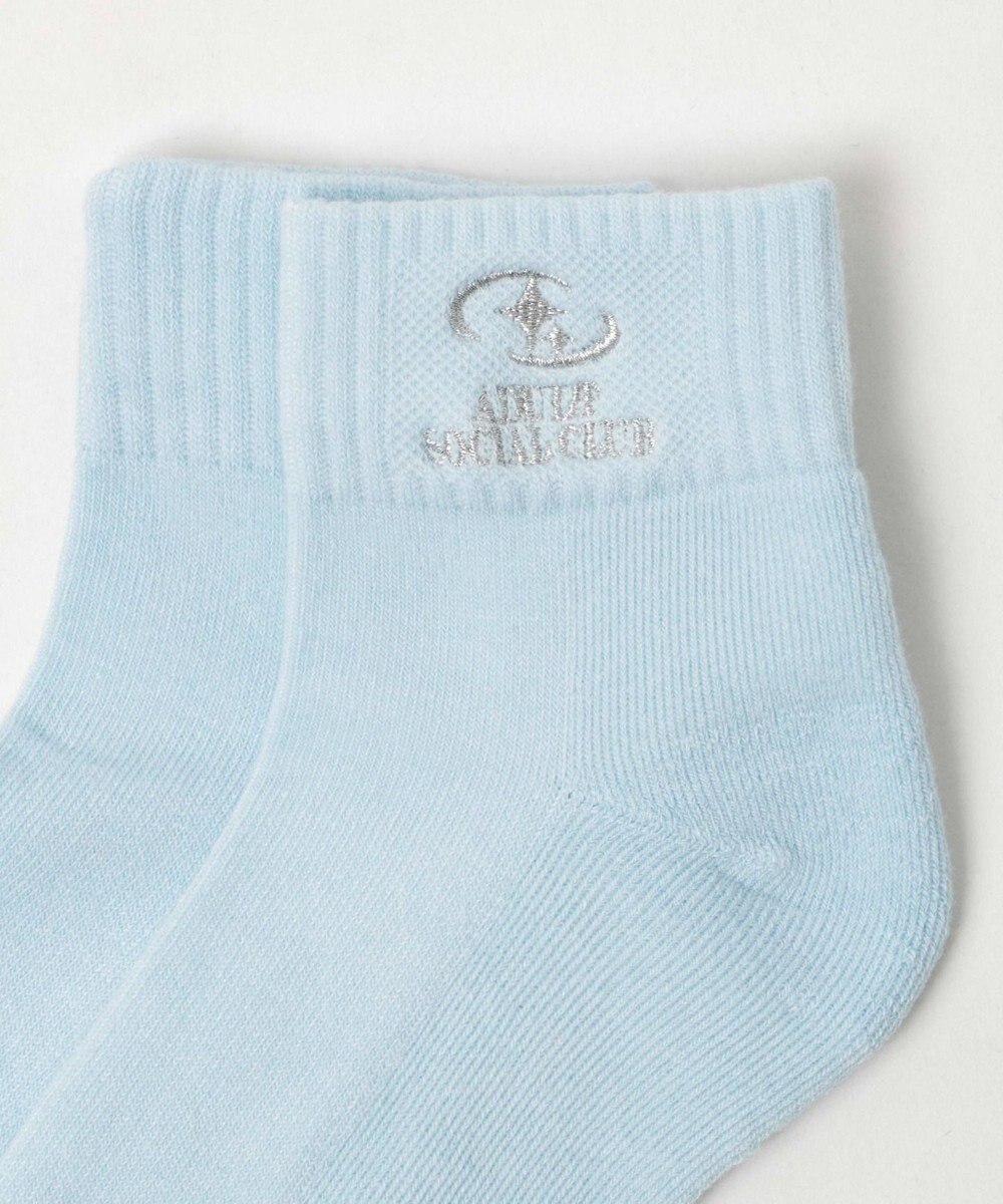 WEGO モチーフ刺繍アンクルソックス 