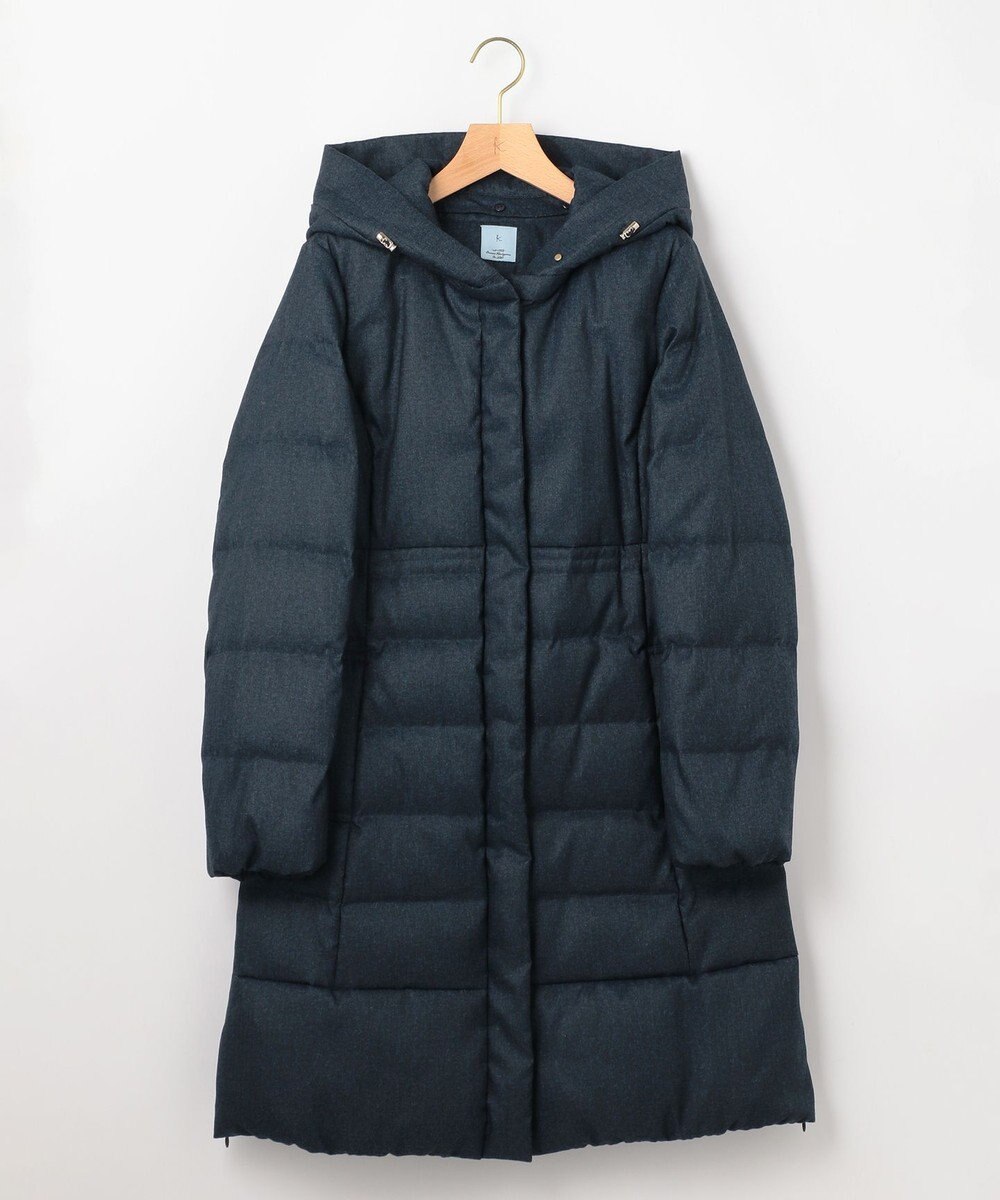 組曲 ライトタフタロングダウンコート 