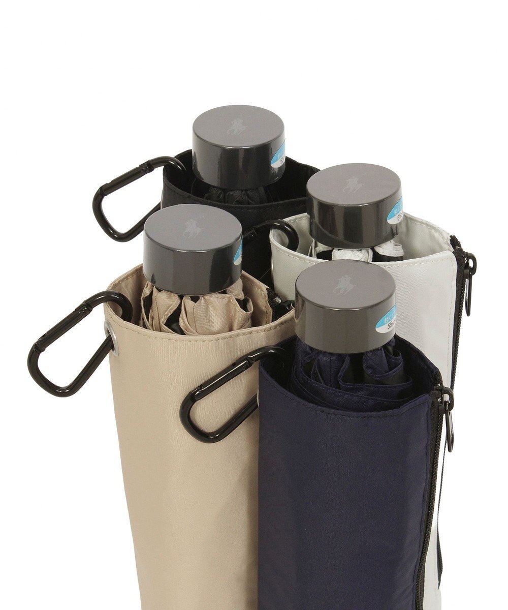 MOONBAT 【WEB限定/遮光率100%/遮熱/UV/耐風】POLO RALPH LAUREN（ポロ ラルフローレン）晴雨兼用日傘 ポロベア 無地 折りたたみ傘 