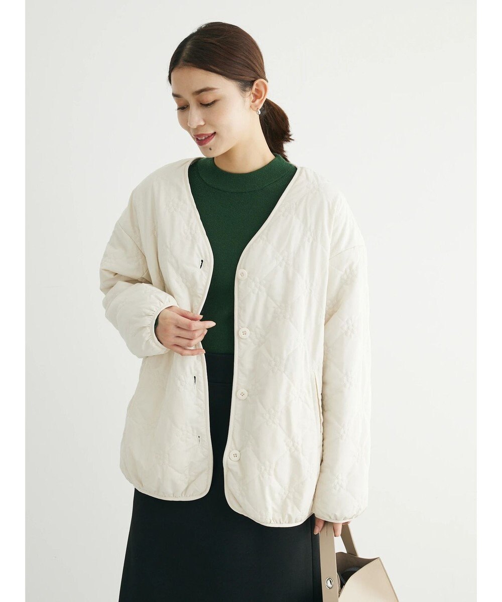 Green Parks ・ＳＵＧＡＲ　ＳＰＯＯＮ　２ｗａｙフラワーキルトブルゾン 