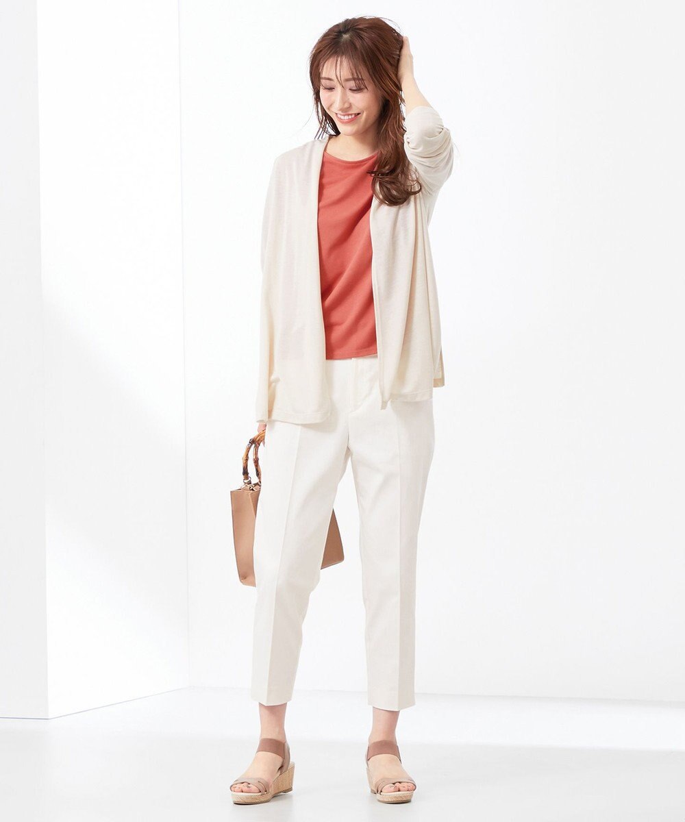 ANY SIS 【洗える】サラサラ着流し カーディガン 