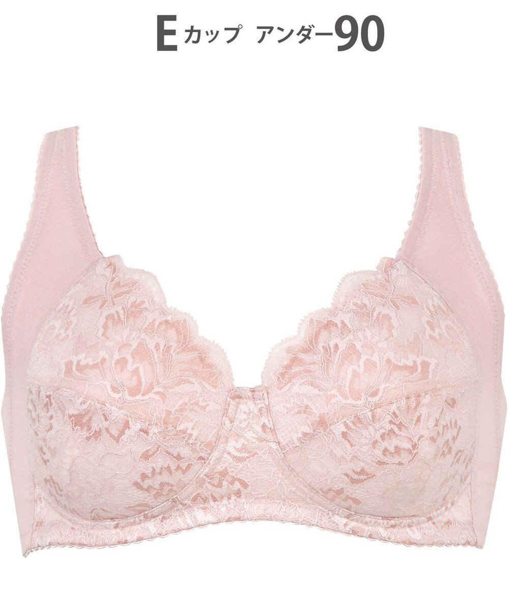 Wing ノンワイヤーブラ　脇胸すっきり　背中の段差がつきにくい　フルカップ　ウイング／ワコール　NB3503 