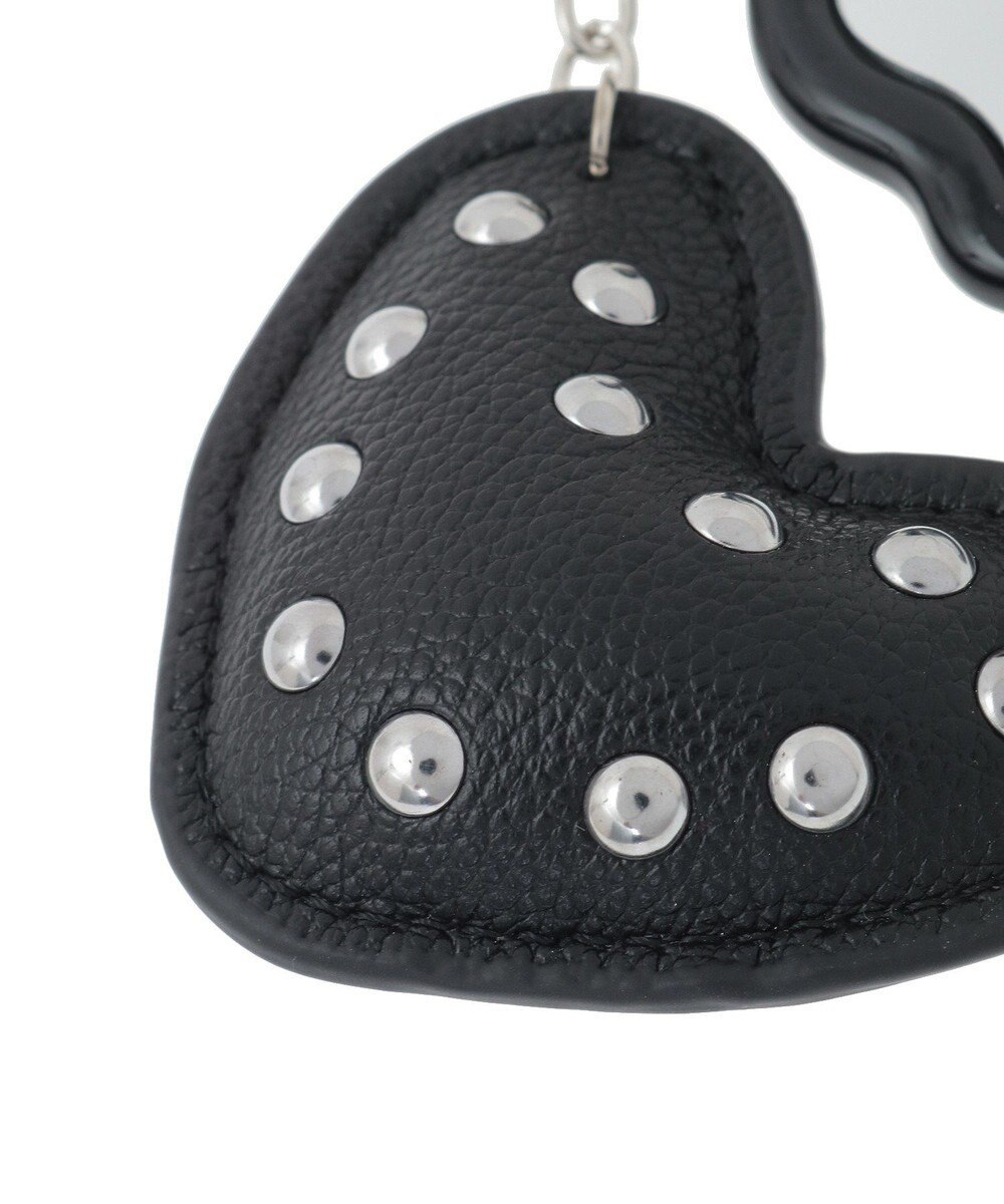 earth music&ecology ハートモチーフミラー付きチャーム 