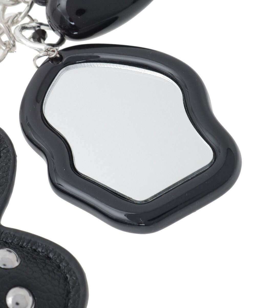 earth music&ecology ハートモチーフミラー付きチャーム 