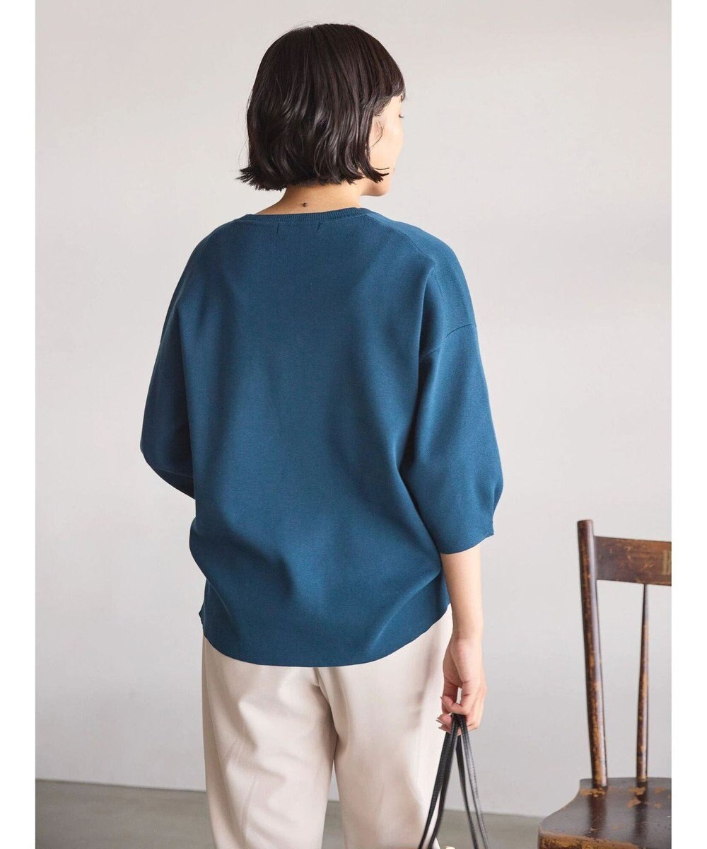 AMERICAN HOLIC ５分袖タックスリーブニットプルオーバー 