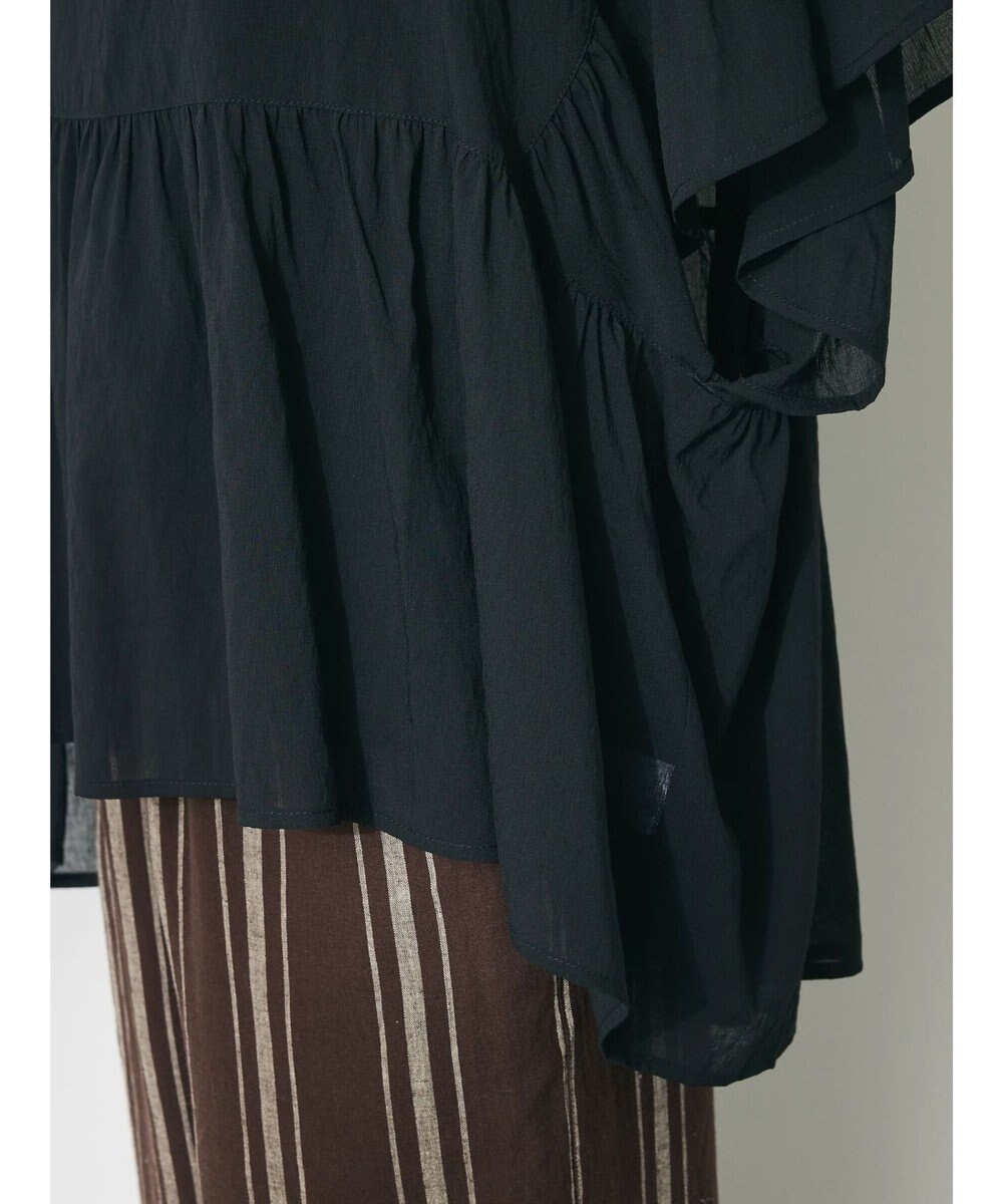 CRAFT STANDARD BOUTIQUE ウ゛ィンテージボイルティアード切替ブラウス 