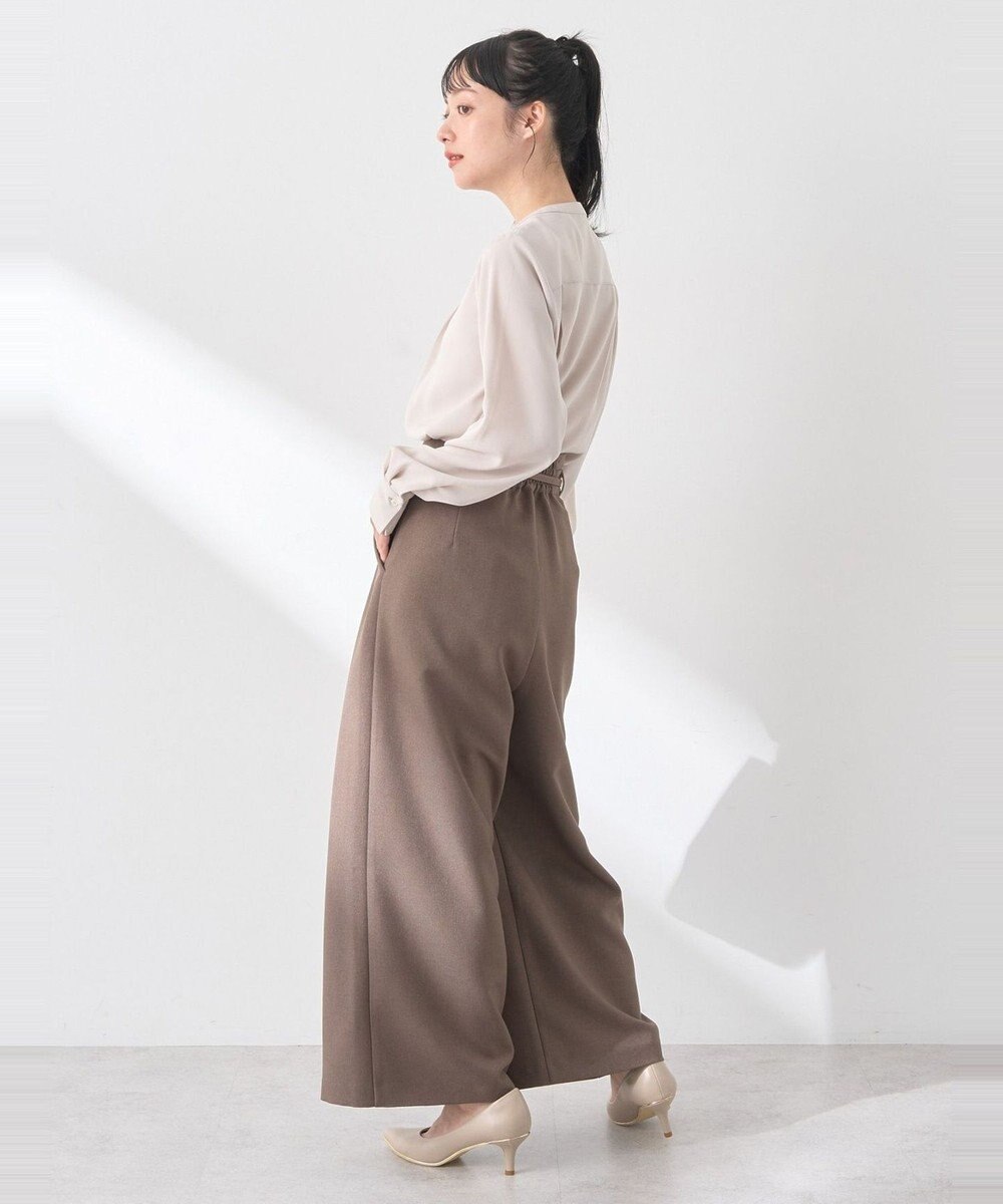 earth music&ecology フロントタックブラウス 