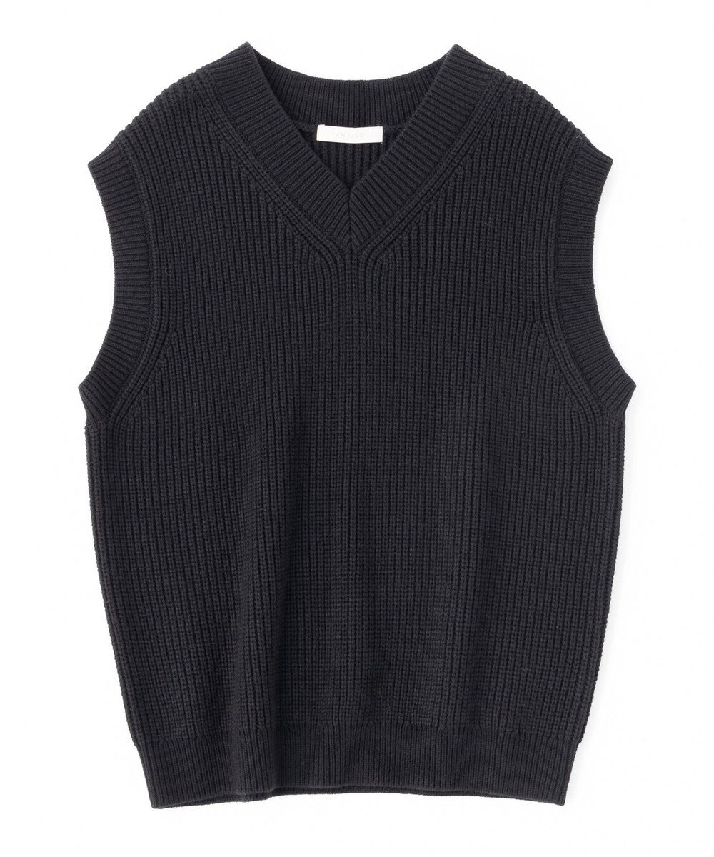 UNFILO MENS 【男女兼用】バルキー ニットベスト 
