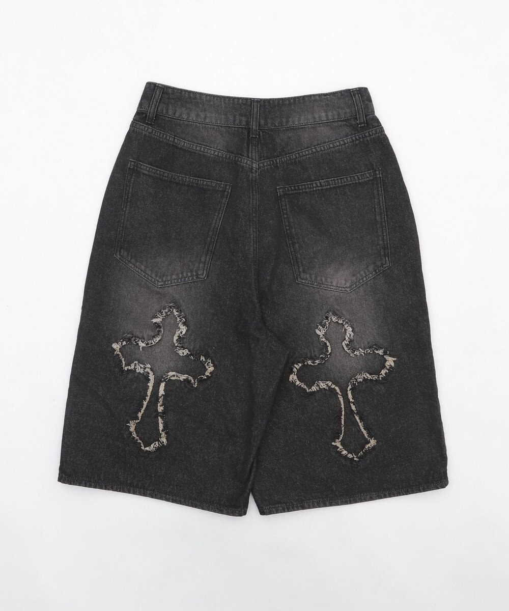 WEGO スーパーバギーフリンジデニムショーツ 