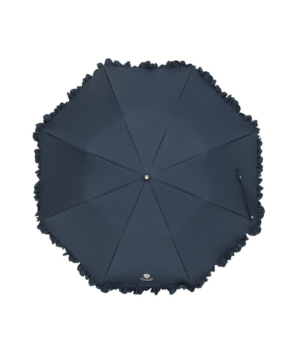 MOONBAT 【晴雨兼用折りたたみ日傘】ポール & ジョー (PAUL & JOE ACCESSOIRES) クリザンテームワンポイントフリル 一級遮光99.99% 遮熱 UV 晴雨兼用 