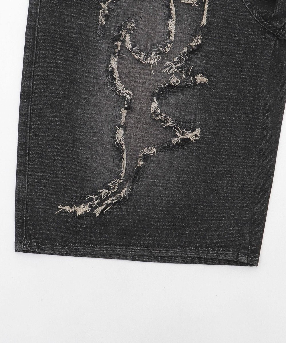 WEGO スーパーバギーフリンジデニムショーツ 