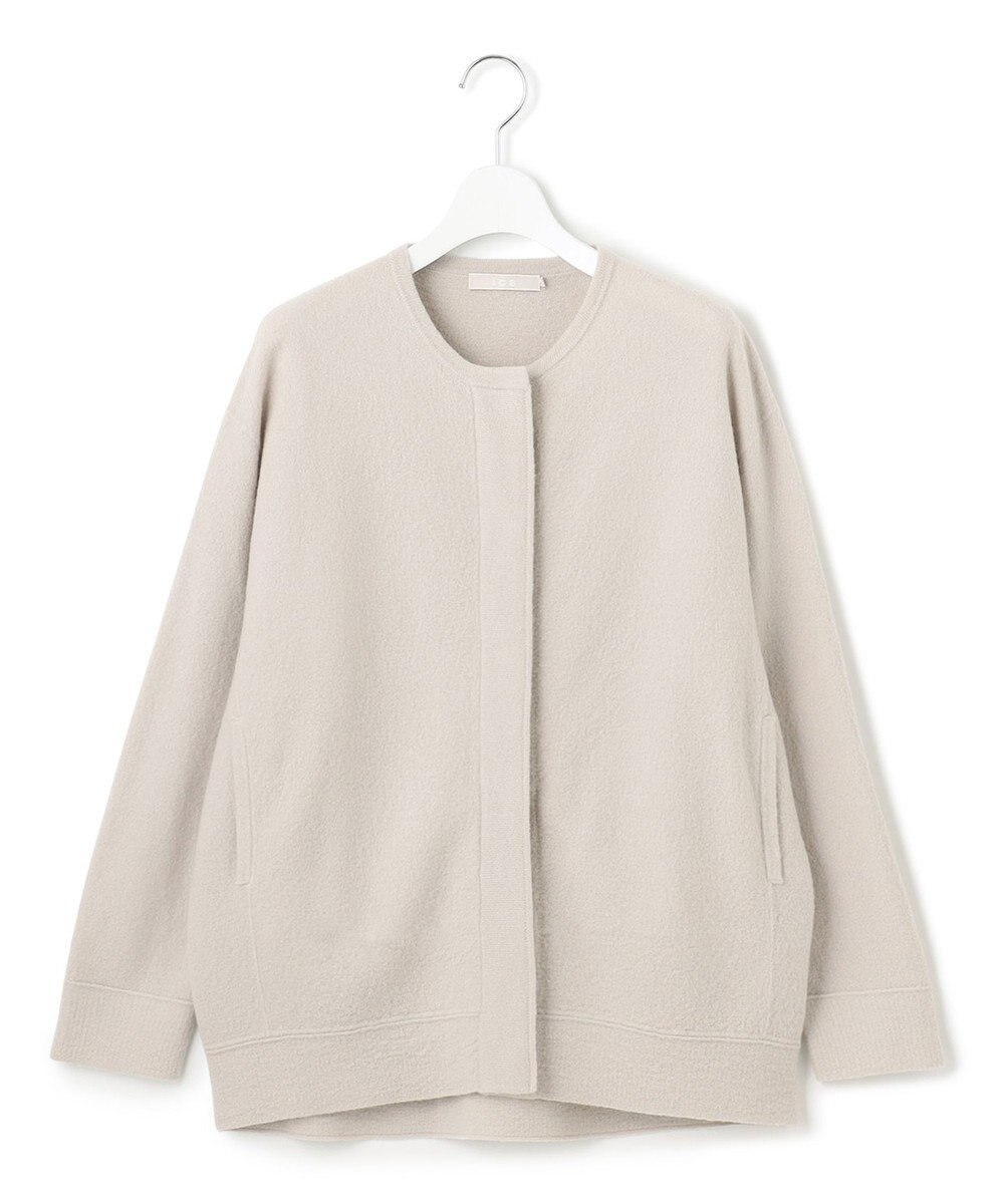 ICB ミルドウール ニットブルゾン 