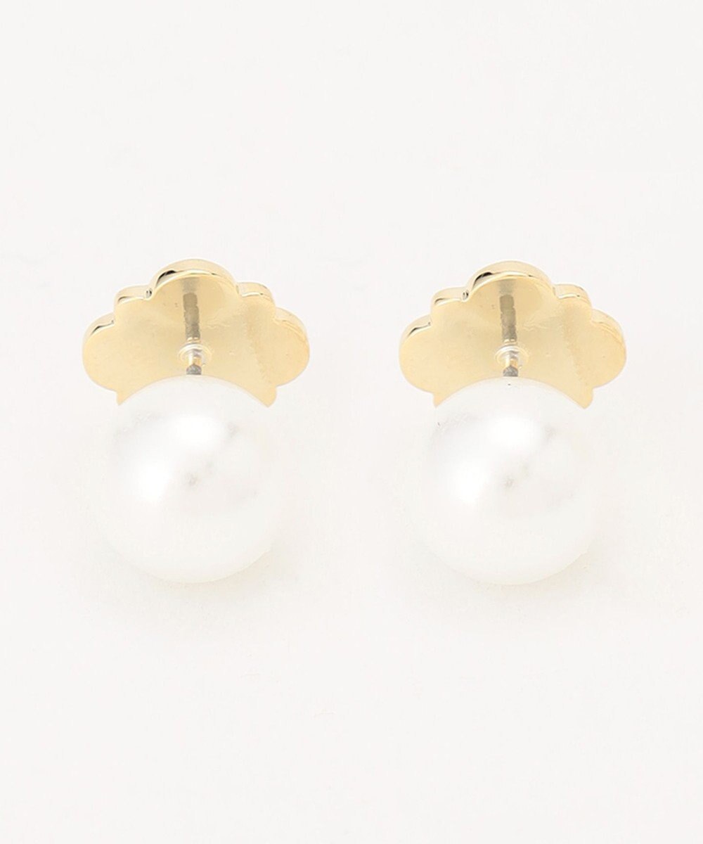 TOCCA LOGO CLOVER STUD PIERCED EARRINGS ピアス 