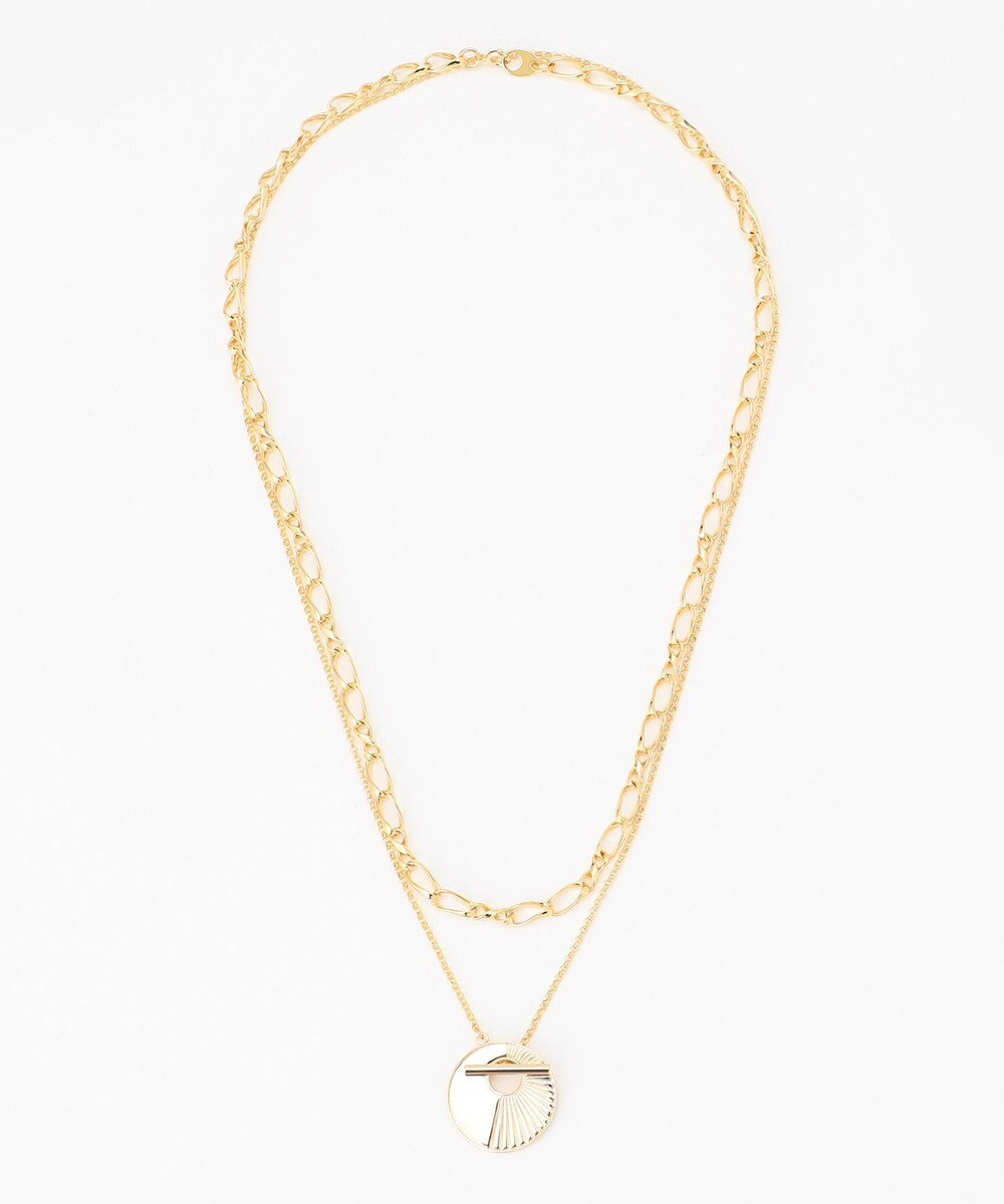 GRACE CONTINENTAL ラインコインネックレス 