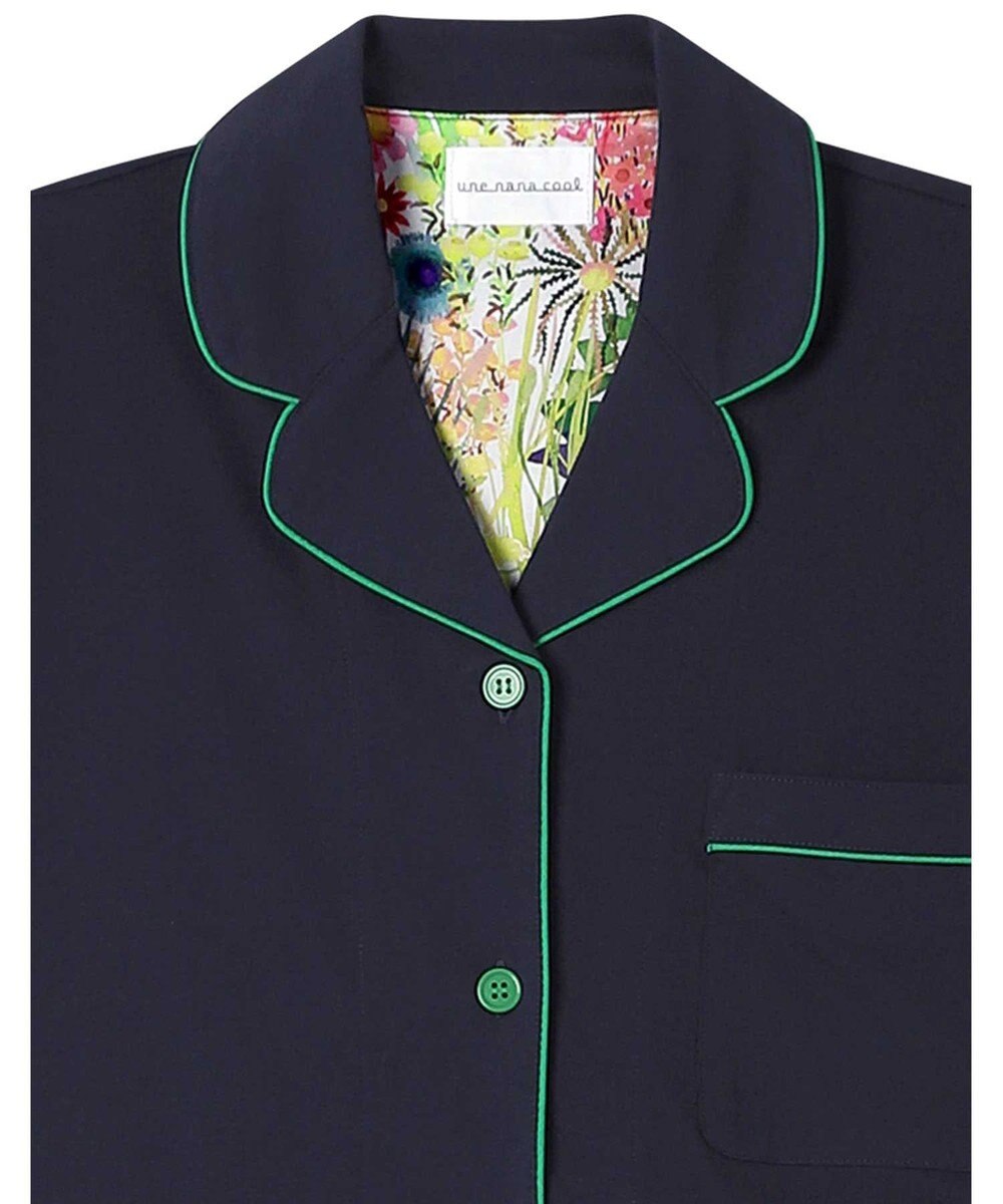 une nana cool 【綿100％】40ハイゲージ天竺半袖パジャマ MADE WITH LIBERTY FABRIC 