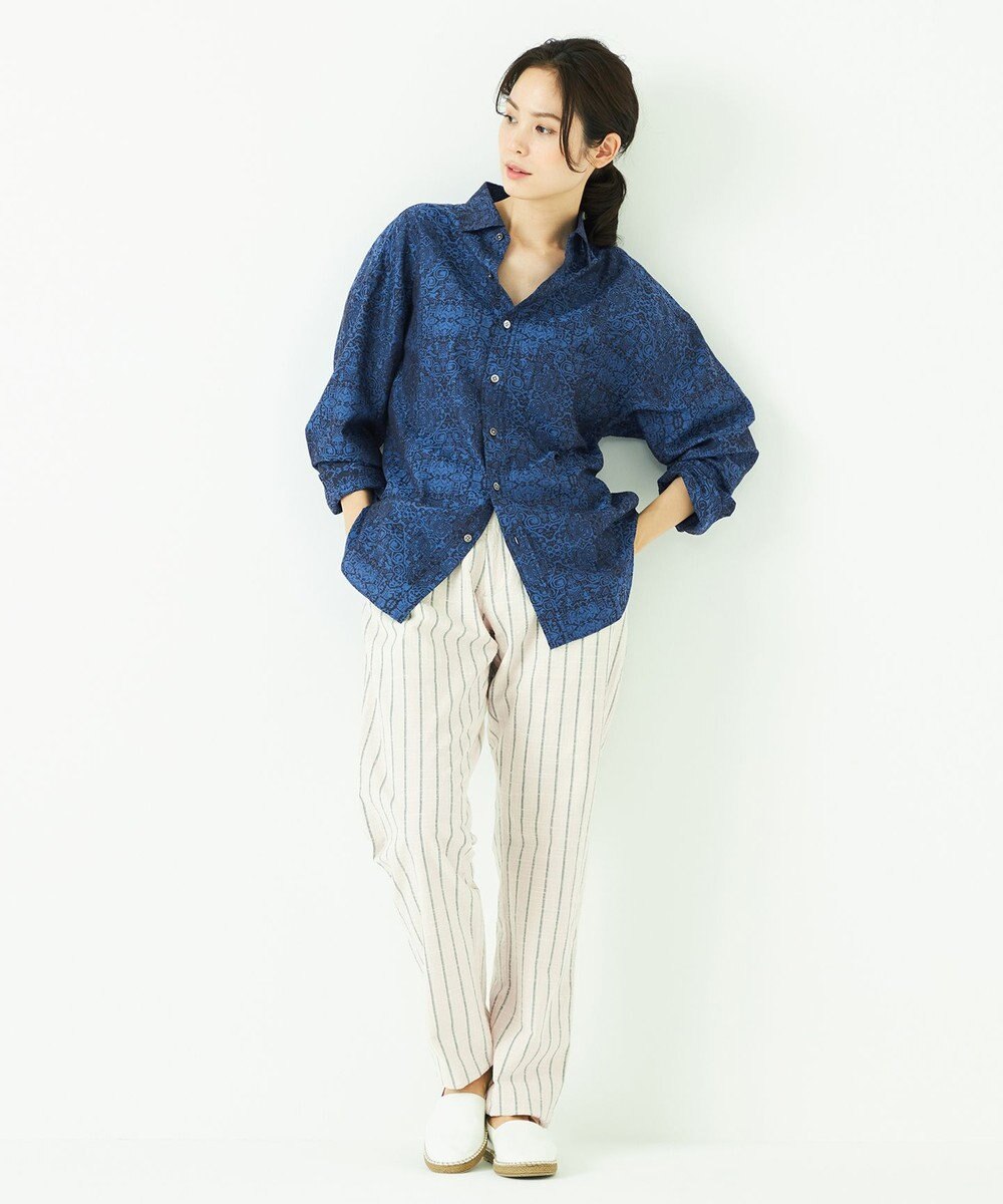 JOSEPH ABBOUD MOUNTAIN 【SPACE】OGワイドストライプ パンツ 