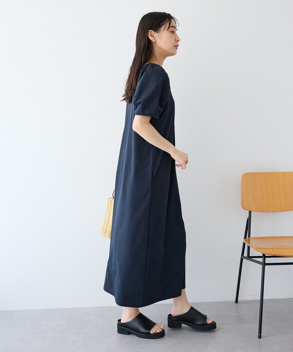 CRAFT STANDARD BOUTIQUE ポーチ付きバルーンスリーブワンピース 