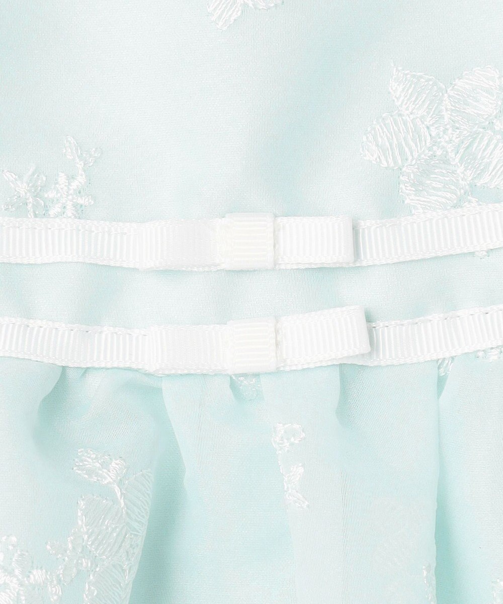 ANY KIDS 総刺繍 花柄ワンピース 