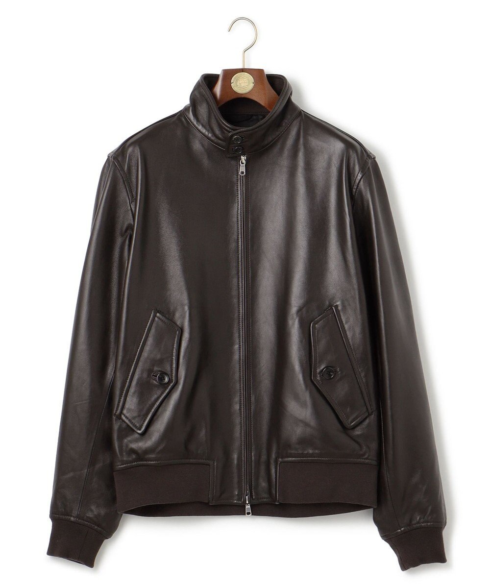 J.PRESS MEN ナッパレザー ゴルフジャケット 