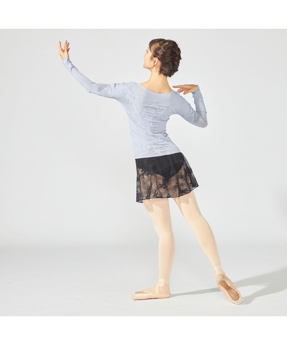 Chacott 【ノーソーイングニット】クリスタルバレリーナネックニット 