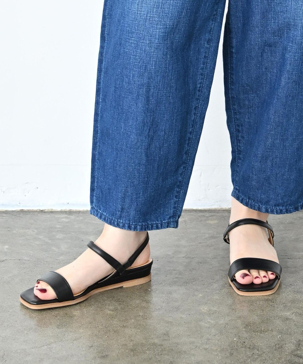 Pointer 日本製 本革バックストラップサンダル 