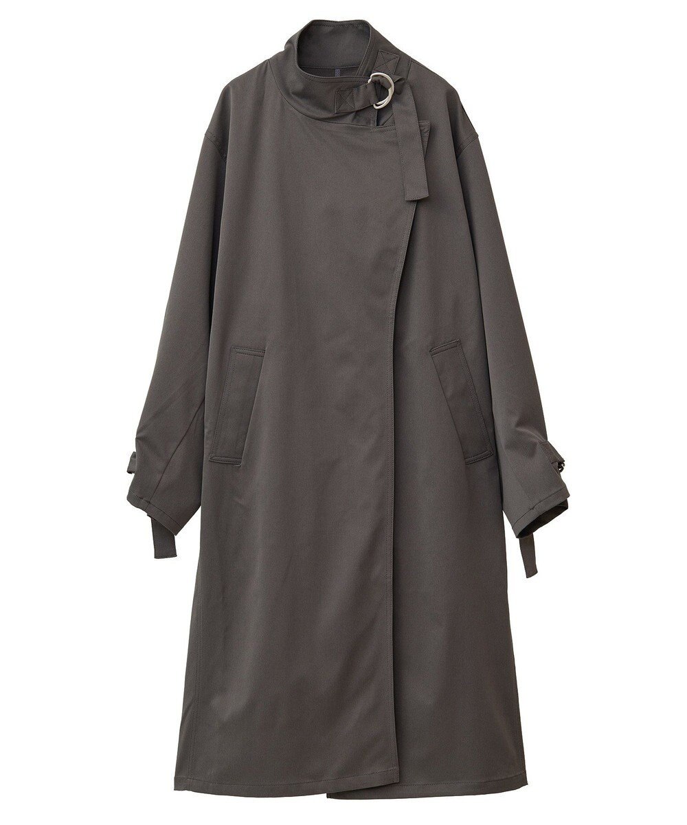 AMERICAN HOLIC スタンドカラーニュアンスロングコート 