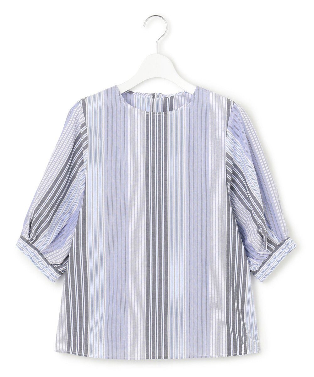 J.PRESS YORK STREET 【WOMEN】マルチストライプ ブラウス 