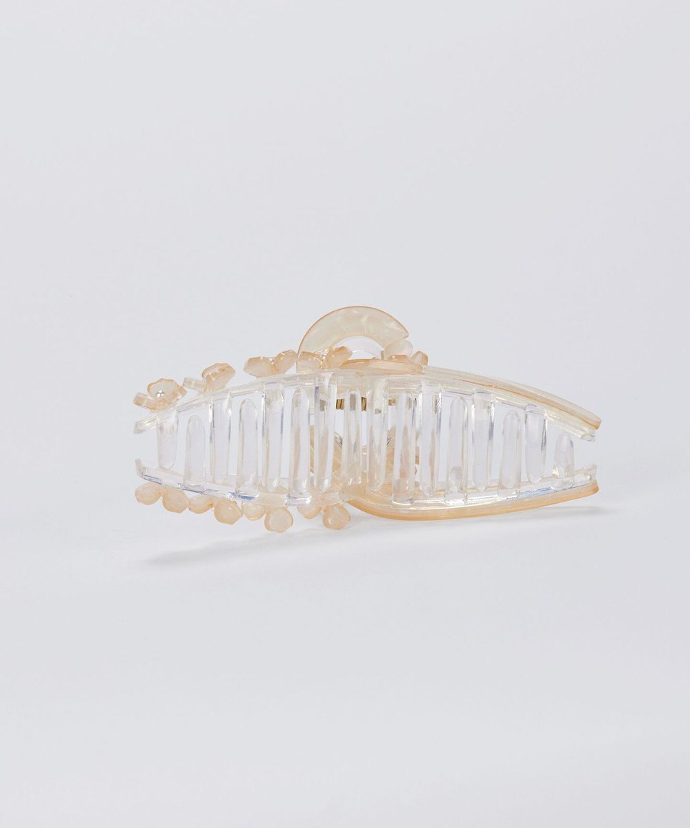 Tiaclasse フラワーモチーフクリアバンスクリップ 