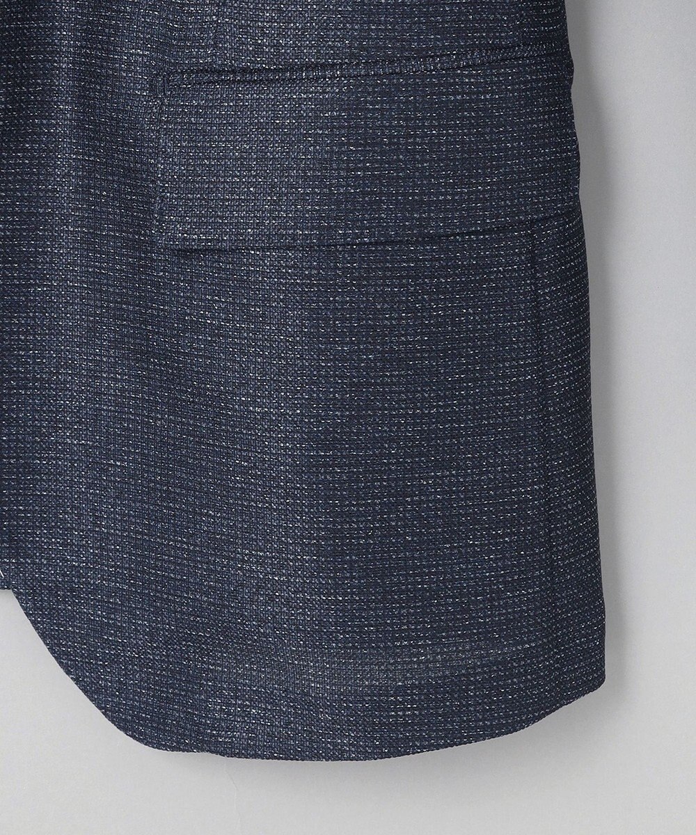 GOTAIRIKU 新素材セットアップ【通気性抜群/洗える/シワになりにくい】カラミプリントストレッチセットアップ ジャケット 