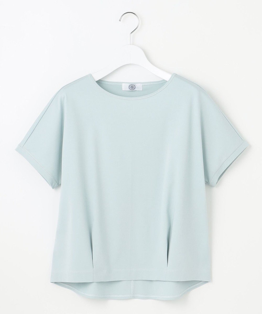 J.PRESS LADIES 【WEB限定カラーあり・洗える】コットンスムース フレンチスリーブ カットソー 