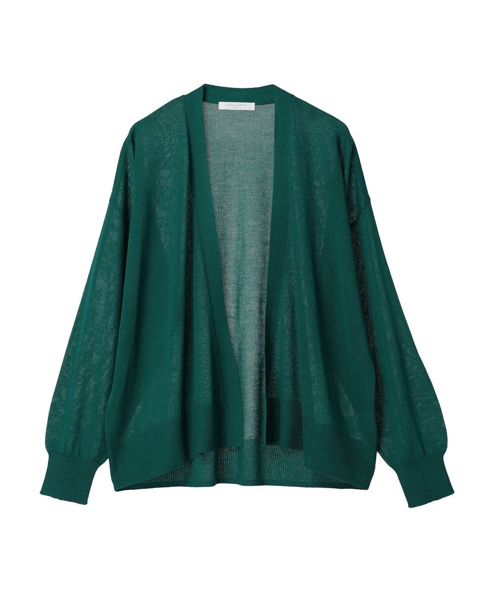 Green Parks 接触冷感ゆったりカーデ 