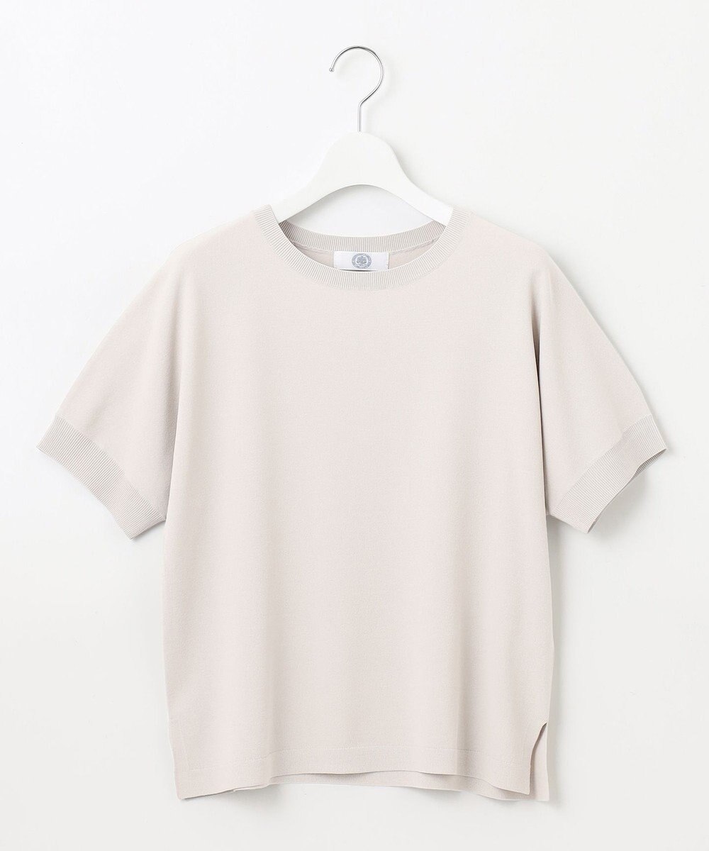 J.PRESS LADIES L 【洗える】レーヨンエリートストレッチ ドルマン ニット 