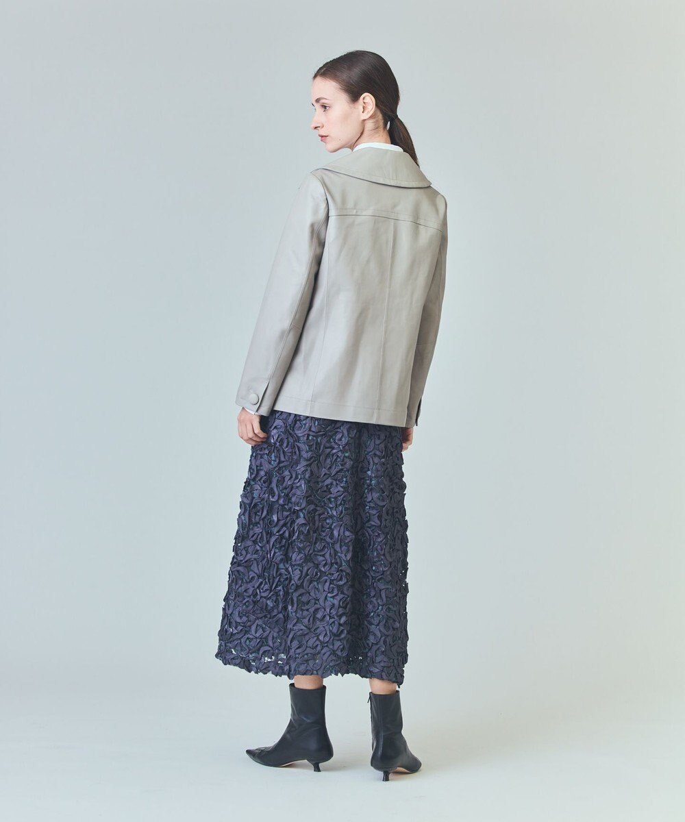 GRACE CONTINENTAL テープ刺繍レーススカート 