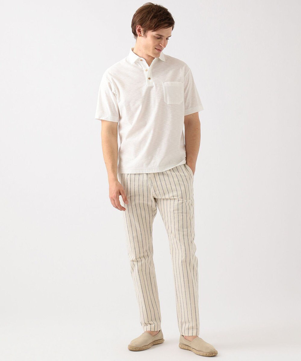 JOSEPH ABBOUD MOUNTAIN 【SPACE】OGスラブプレーティング天竺 ポロシャツ 