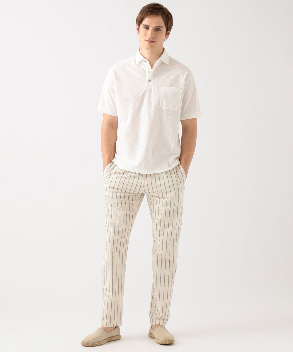 JOSEPH ABBOUD MOUNTAIN 【SPACE】OGスラブプレーティング天竺 ポロシャツ 