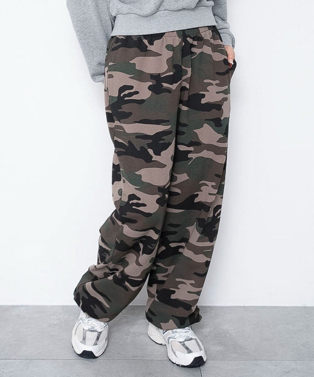 WEGO 【ウエストゴム/XSSMサイズ展開】スウェットワイドパンツ 